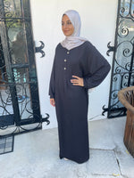 Abaya 3 boutons