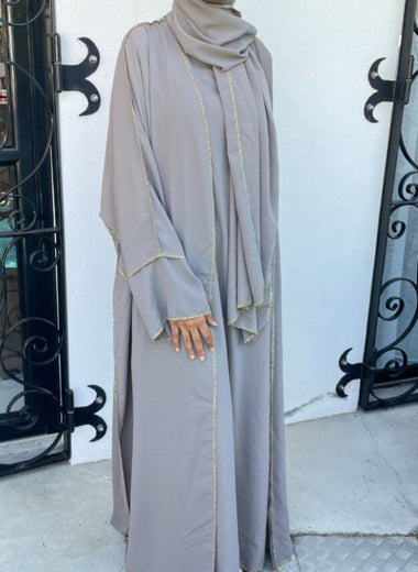 abaya 3 pieces